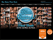 Tablet Screenshot of bluebuttonphotobooth.com